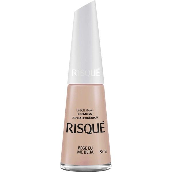 ESMALTE RISQUE CREMOSO NUDE BEGE EU ME BEIJA SOLTO Andrade Online Compre Da Andrade