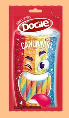 Bala Canudinho Colorido Morango Cítrico versão 2
