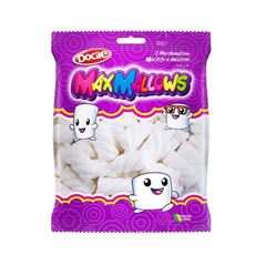 Maxmallows Twist Colorido 1 sabor Baunilha 50g