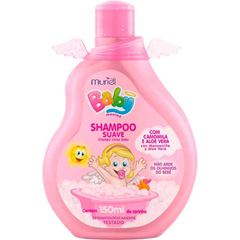 Shampoo Infantil Muriel Baby Menina Rosa 150ml