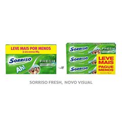 Creme Dental Sorriso Fresh Hortelã Explosion Pack