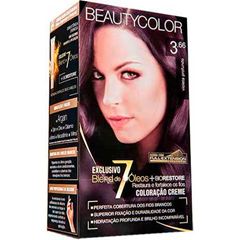 Tintura Beauty Color Kit 3.66 Castanho Púrpura