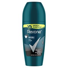 Desodorante Roll-On Rexona Masculino Invisible 50ml