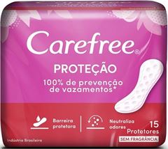 ABSORVENTE PROTETOR DIARIO CAREFREE SEM PERFUME