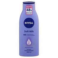 LOCAO HIDRATANTE NIVEA SOFT MILK PELE SECA