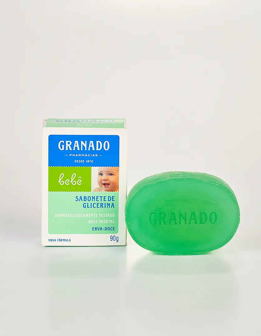 Sabonete Infantil Granado Bebê Erva Doce 90g