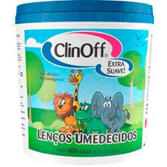 Lenço Umedecido Clin Off Balde Azul