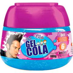 GEL FIXADOR COLA VITA CAPILI AZUL POTE