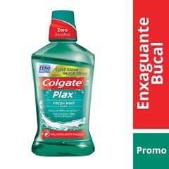 ENXAGUANTE BUCAL COLGATE PLAX FRESH MINT LEVE 500 PAGUE 350