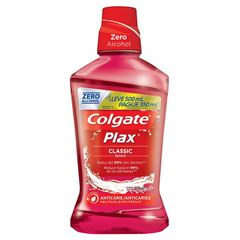 ENXAGUANTE BUCAL COLGATE PLAX CLASSIC ORIGINAL LEVE 500 PAGUE 350