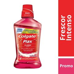 ENXAGUANTE BUCAL COLGATE PLAX CLASSIC ORIGINAL LEVE 500 PAGUE 350