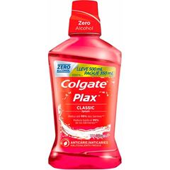 ENXAGUANTE BUCAL COLGATE PLAX CLASSIC ORIGINAL LEVE 500 PAGUE 350