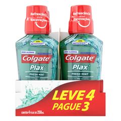 ENXAGUANTE BUCAL COLGATE PLAX FRESH MINT LEVE 4PAGUE 3