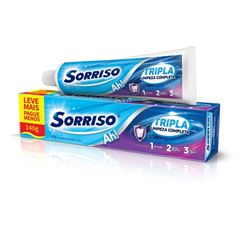 Creme Dental Sorriso Tripla Limpeza Completa