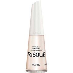 Esmalte Risqué Cintilante Platino - Solto