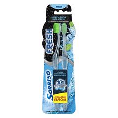 Escova Dental Sorriso Fresh Embalagem Com 2  UN