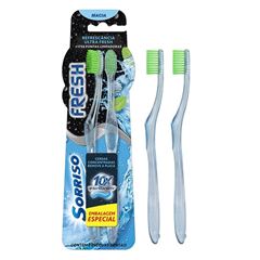 Escova Dental Sorriso Fresh Embalagem Com 2  UN