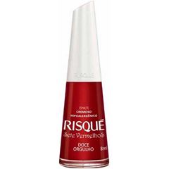 Esmalte Risqué Cremoso 7 Vermelhos Doce Orgulho - Solto