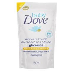 SABONETE LIQUIDO INFANTIL BABY DOVE HIDRATACAO GLICERINADA REFIL