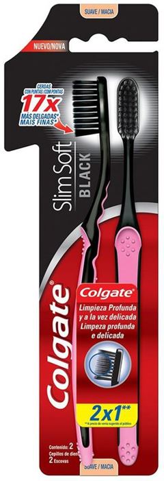 Escova Dental Colgate Slim Soft Black