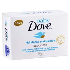 Sabonete Infantil Baby Dove Hidratação Enriquecida 75g
