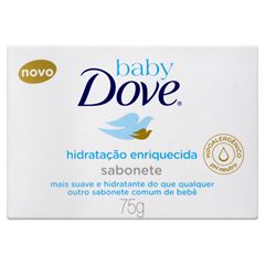 SABONETE INFANTIL BABY DOVE HIDRATACAO ENRIQUECIDA 75G