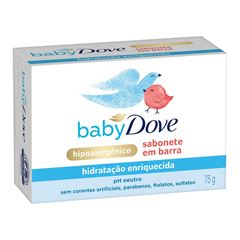 Sabonete Infantil Baby Dove Hidratação Enriquecida 75g