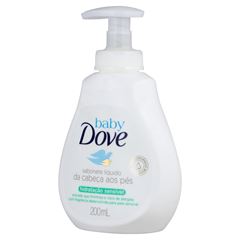 SABONETE LIQUIDO INFANTIL BABY DOVE HIDRATACAO SENSIVEL 200ML