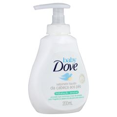 SABONETE LIQUIDO INFANTIL BABY DOVE HIDRATACAO SENSIVEL 200ML