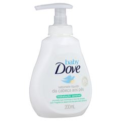 Sabonete Líquido Infantil Baby Dove Carinho e Proteção 200ml