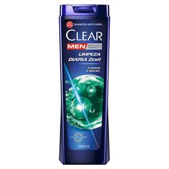 Shampoo Clear Masculino Limpeza Diária 2 em 1 400ml