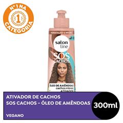 Ativador de Cachos Salon Line SOS Amêndoas e Cacau Leve