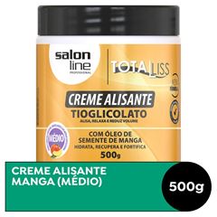 CREME ALISANTE OLEO SEMENTE DE MANGA MEDIO SALON LINE 500GR