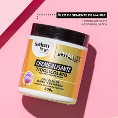 CREME ALISANTE OLEO SEMENTE DE MANGA MEDIO SALON LINE 500GR