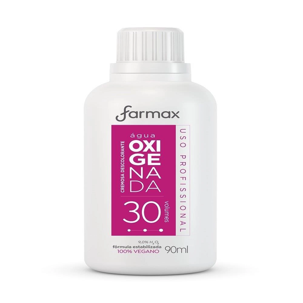 Água Oxigenada Farmax Descolorante Cremosa 30 Volumes