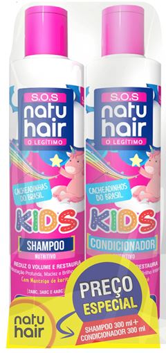 Shampoo + Condicionador NatuHair S.O.S Kids Nutritivo