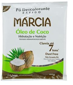 Descolorante Rápido Márcia Pó Óleo de Coco 50g