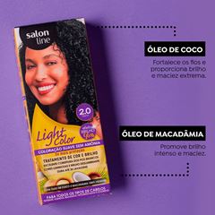 COLORACAO SUAVE LIGHT COLOR 2.0 PRETO SALON LINE