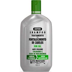 Shampoo Gota Dourada Fortalecimento Antivolume Cachos Cacheados