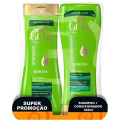 Shampoo + Condicionador Gota Dourada Babosa com Extrato de Aloe