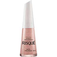 Esmalte Risqué Metálico Nude Gota dos Anjos Encartelado