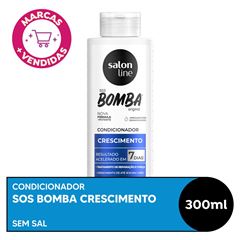 CONDICIONADOR SOS BOMBA ORIGINAL SALON LINE 300ML