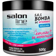 MASCARA SALON LINE SOS BOMBA ORIGINAL 500G