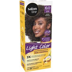 COLORACAO SUAVE LIGHT COLOR 6.0 LOURO ESCURO SALON LINE