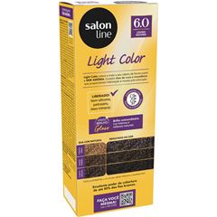 COLORACAO SUAVE LIGHT COLOR 6.0 LOURO ESCURO SALON LINE