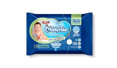 Toalha Umedecida MamyPoko Toque Suave com 50 unidades