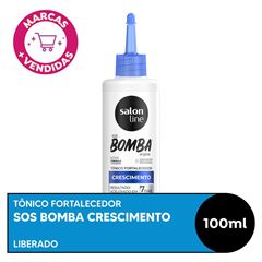 TONICO FORTALECEDOR SOS BOMBA CRESCIMENTO ACELERADO SALON LINE 100ML