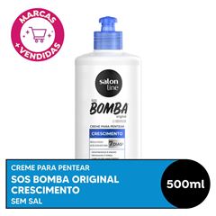 CREME PARA PENTEAR SOS BOMBA ORIGINAL SALON LINE 500ML