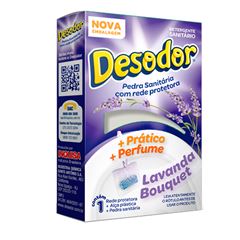 PEDRA SANITARIA DESODOR LAVANDA BOUQUET COM REDE