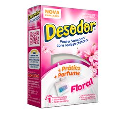 PEDRA SANITARIA DESODOR FLORAL COM REDE